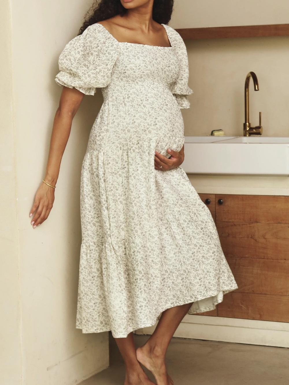 Nothing Fits But, Kiko Floral Maternity Dress
